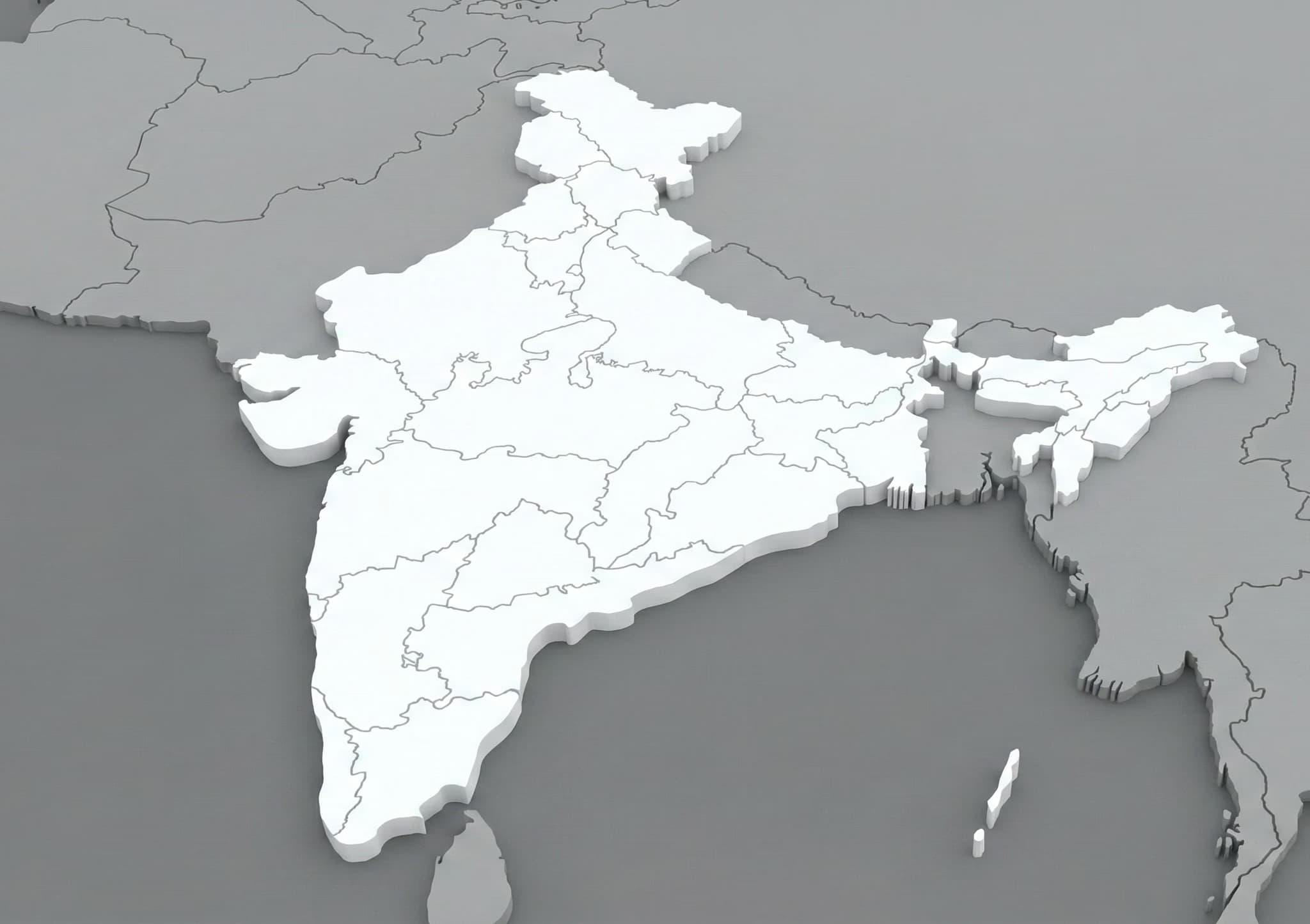 India Distribution Map